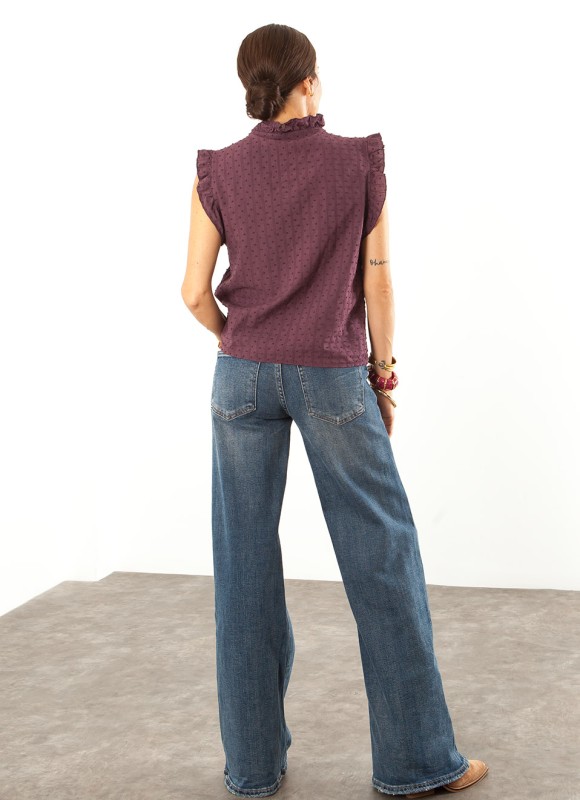 Blusa Piqué Buganvilia Mujer | Elegante y Actual | Premonición.online