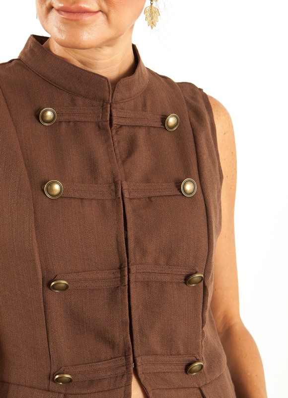 Chaleco Napoleón Mujer | Estilo Militar y Elegante | Premonición.online