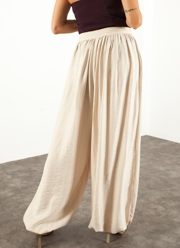 Pantalón Balloon Fluido Mujer | Hilos Metálicos | Premonición.online