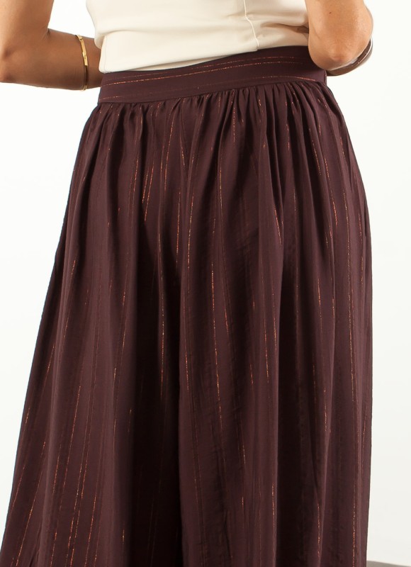 Pantalón Balloon Fluido Mujer | Hilos Metálicos | Premonición.online