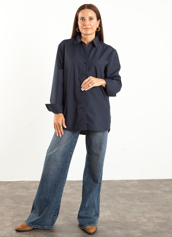 Camisa Popelín Mujer | Básica, Elegante y Versátil | Premonición.online
