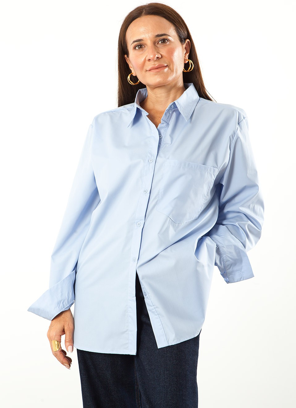 Camisa Popelín Mujer | Básica, Elegante y Versátil | Premonición.online