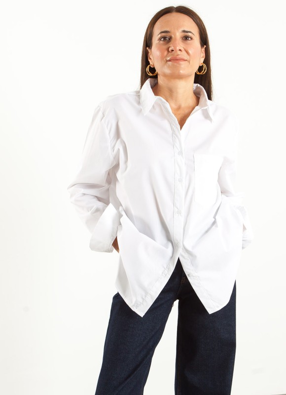 Camisa Popelín Mujer | Básica, Elegante y Versátil | Premonición.online