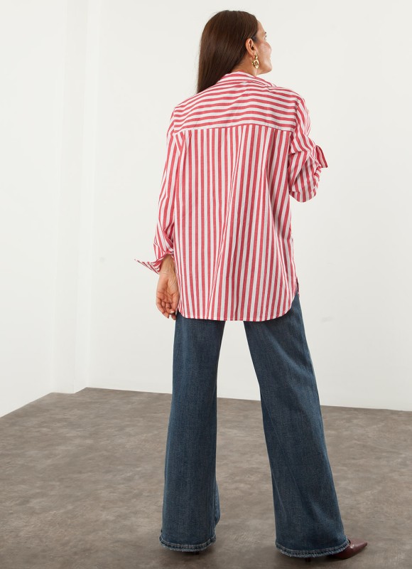 Camisa Rayas Oxford Mujer | Elegante y Versátil | Premonición.online