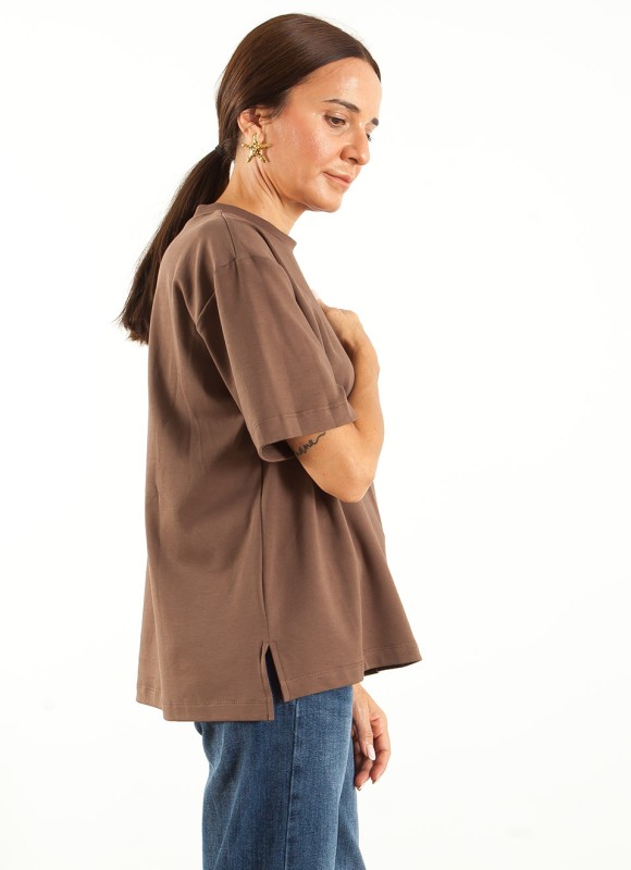 Camiseta Básica Manga Corta Mujer | Esencial | Premonición.online