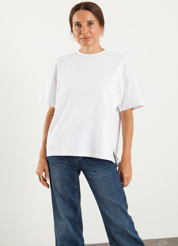 Camiseta Básica Manga Corta Mujer | Esencial | Premonición.online