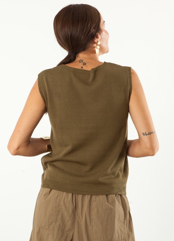 Chaleco Punto Fino Mujer | Varios Colores por 17€ | Premonición.online