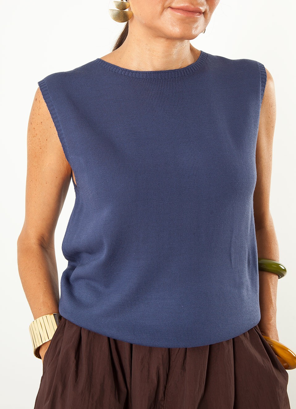 Chaleco Punto Fino Mujer | Varios Colores por 17€ | Premonición.online