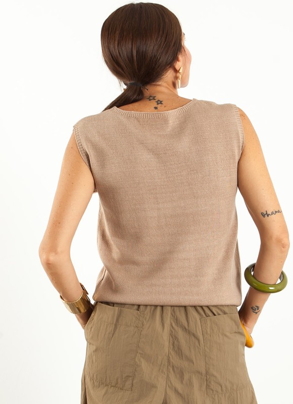 Chaleco Punto Fino Mujer | Varios Colores por 17€ | Premonición.online