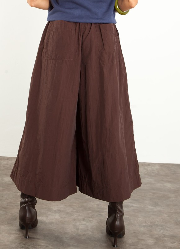 Pantalón Capri Mujer | Marrón y Verde | Tendencia | Premonición.online