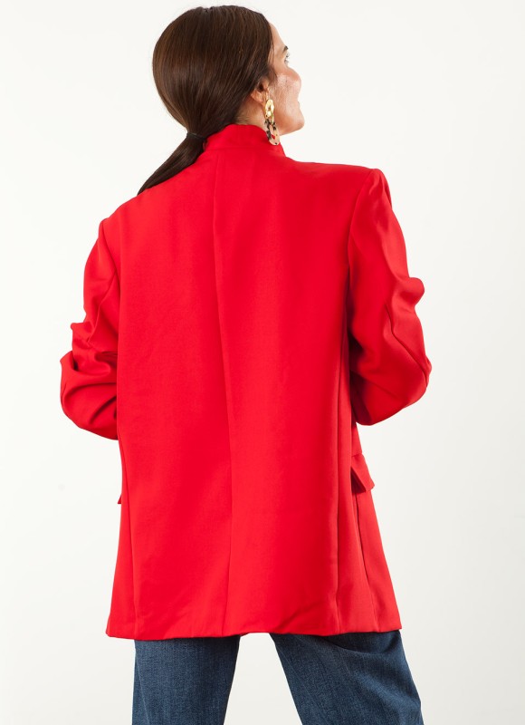 Americana Cruzada 1 Botón Mujer | Elegante | Premonición.online