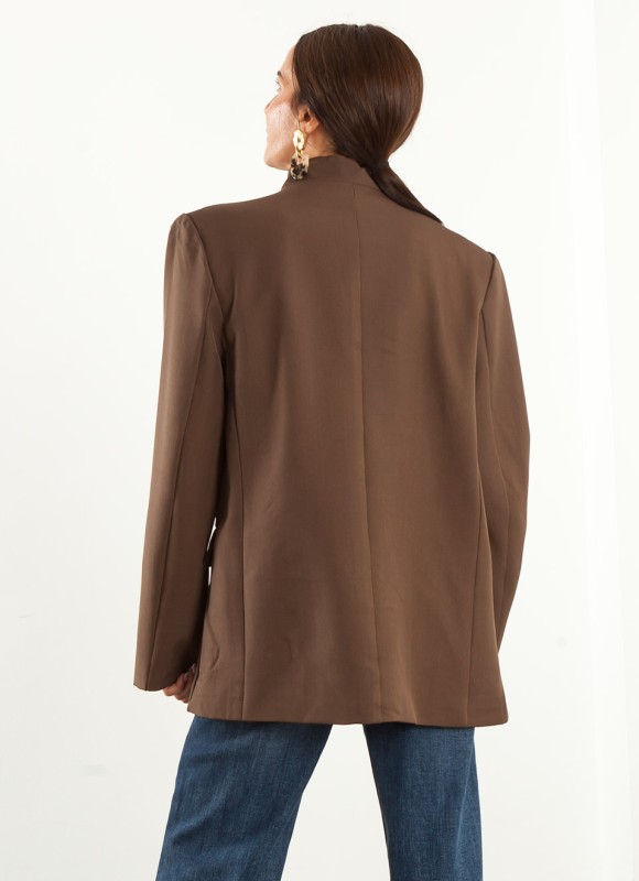 Americana Cruzada 1 Botón Mujer | Elegante | Premonición.online