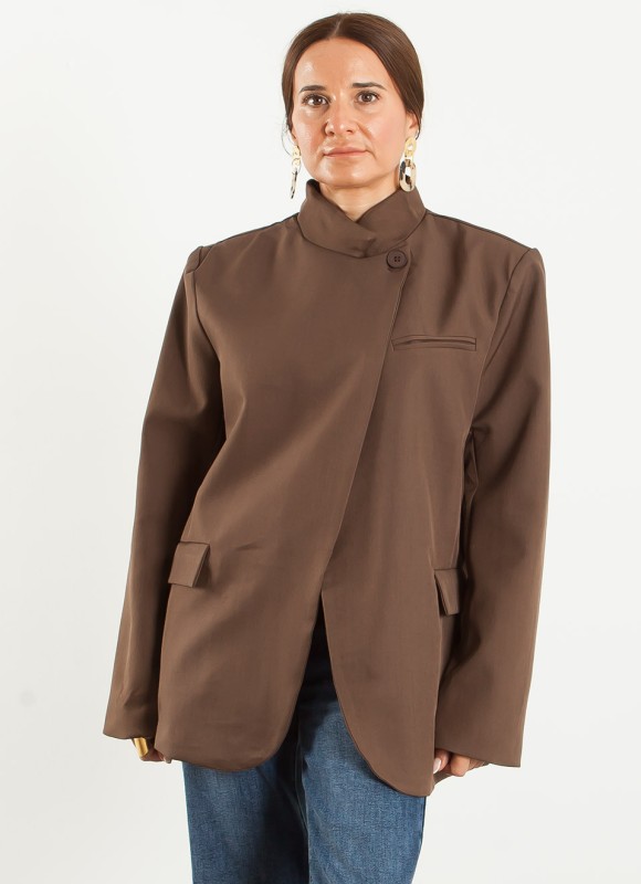 Americana Cruzada 1 Botón Mujer | Elegante | Premonición.online