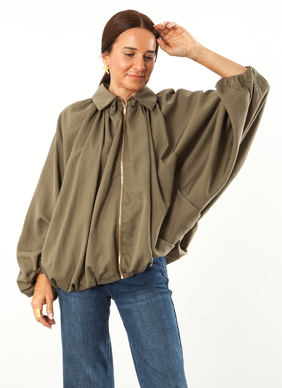 Chaqueta Pliegues Mujer | Diseño Elegante y Actual | Premonición.online