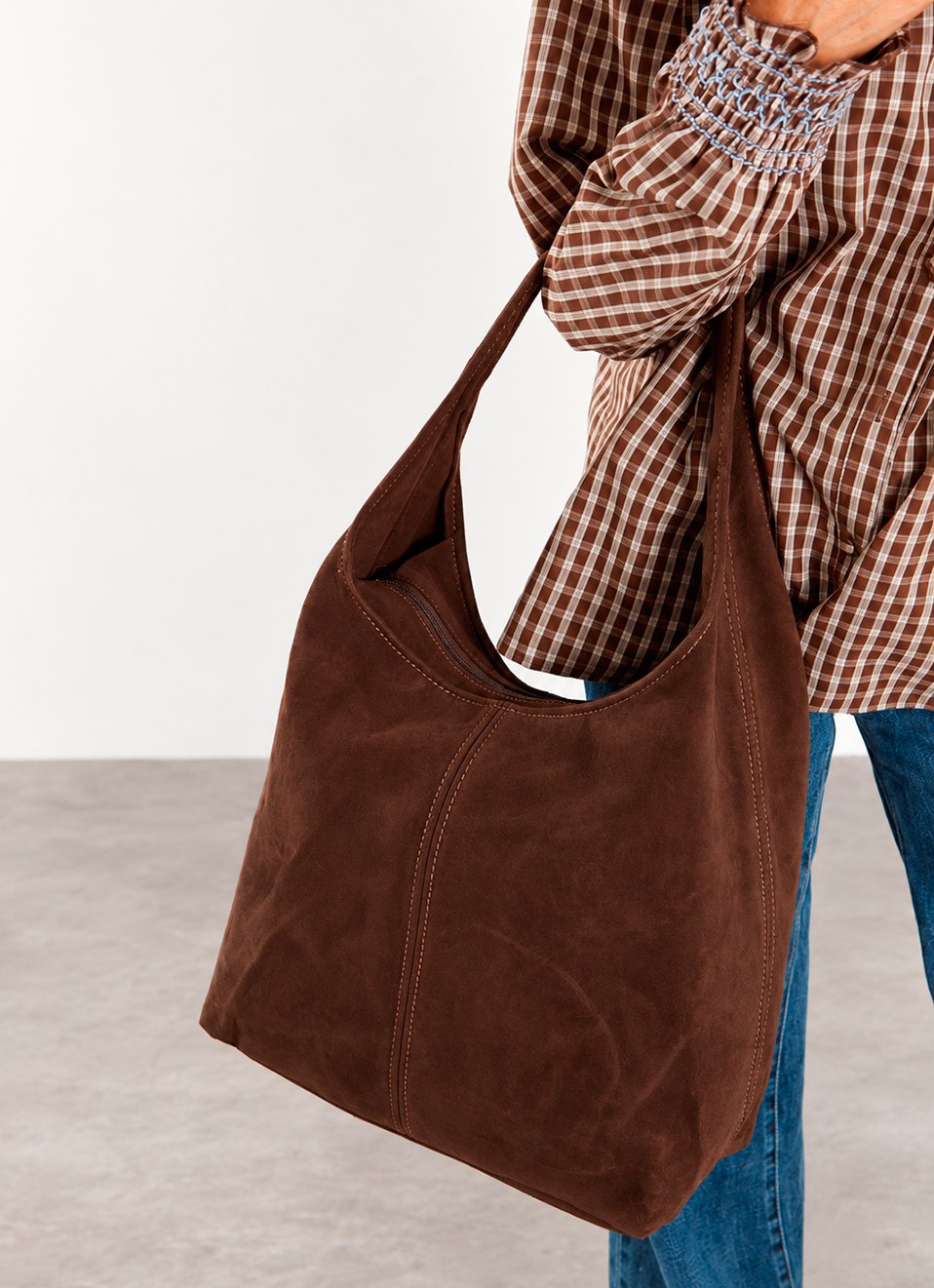 Bolso Shopper Marrón y Café Mujer | Grande y Versátil | Premonición.online