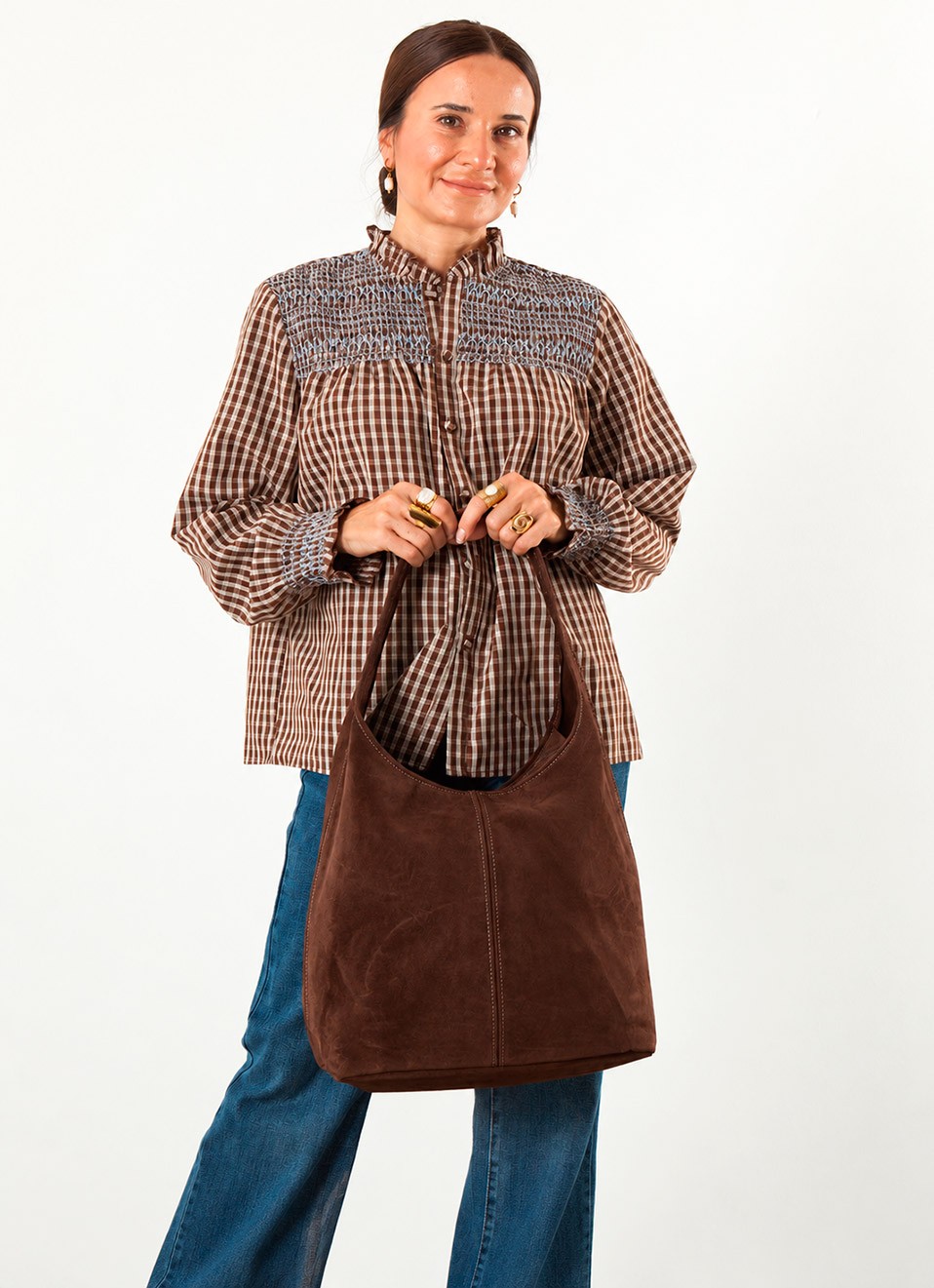 Bolso Shopper Marrón y Café Mujer | Grande y Versátil | Premonición.online