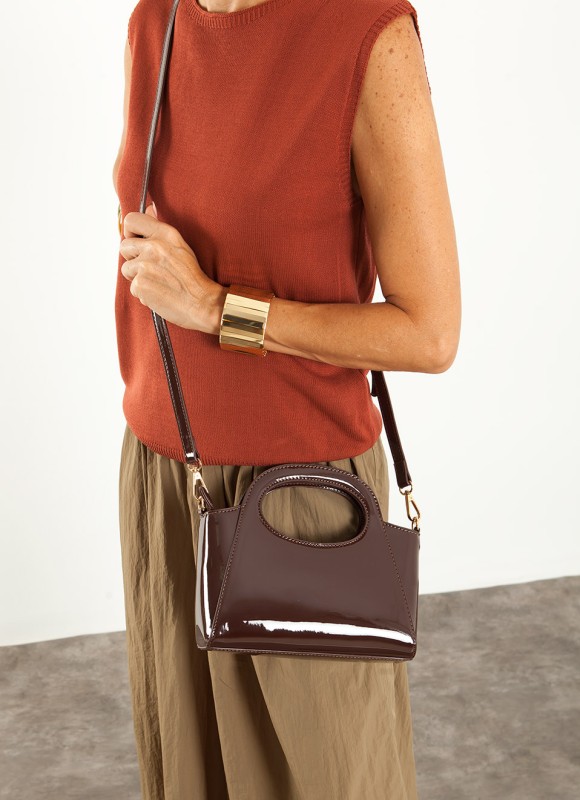 Mini Bolso Efecto Charol Mujer | Elegante y Actual | Premonición.online