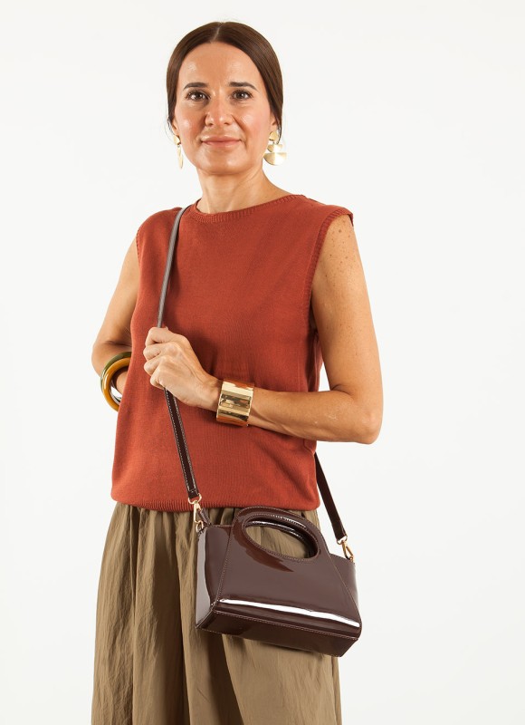 Mini Bolso Efecto Charol Mujer | Elegante y Actual | Premonición.online
