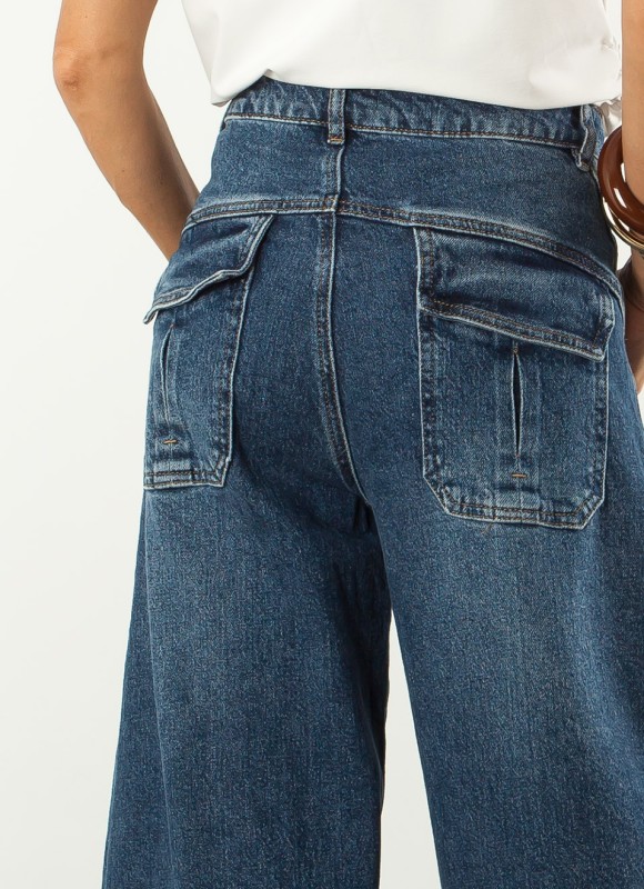 Jeans Balloon Azul Desgastado Mujer | Vaquero Actual | Premonición.online