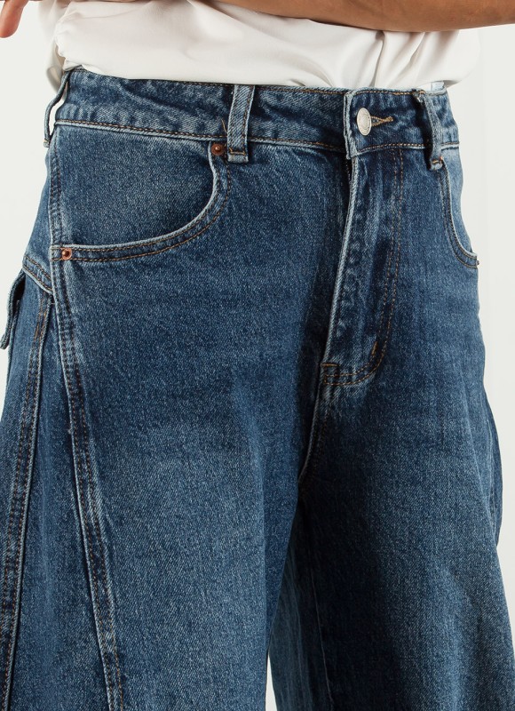 Jeans Balloon Azul Desgastado Mujer | Vaquero Actual | Premonición.online