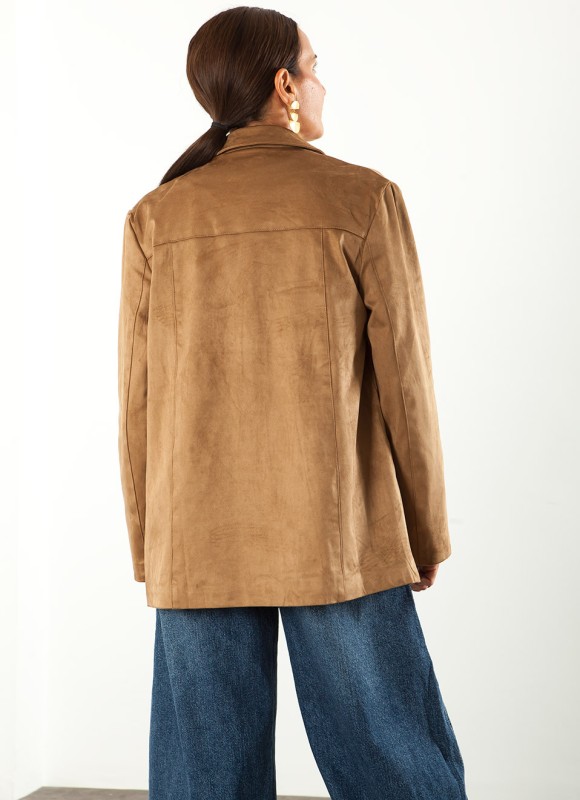 Chaqueta de Ante Mujer | Elegante y Versátil | Premonición.online
