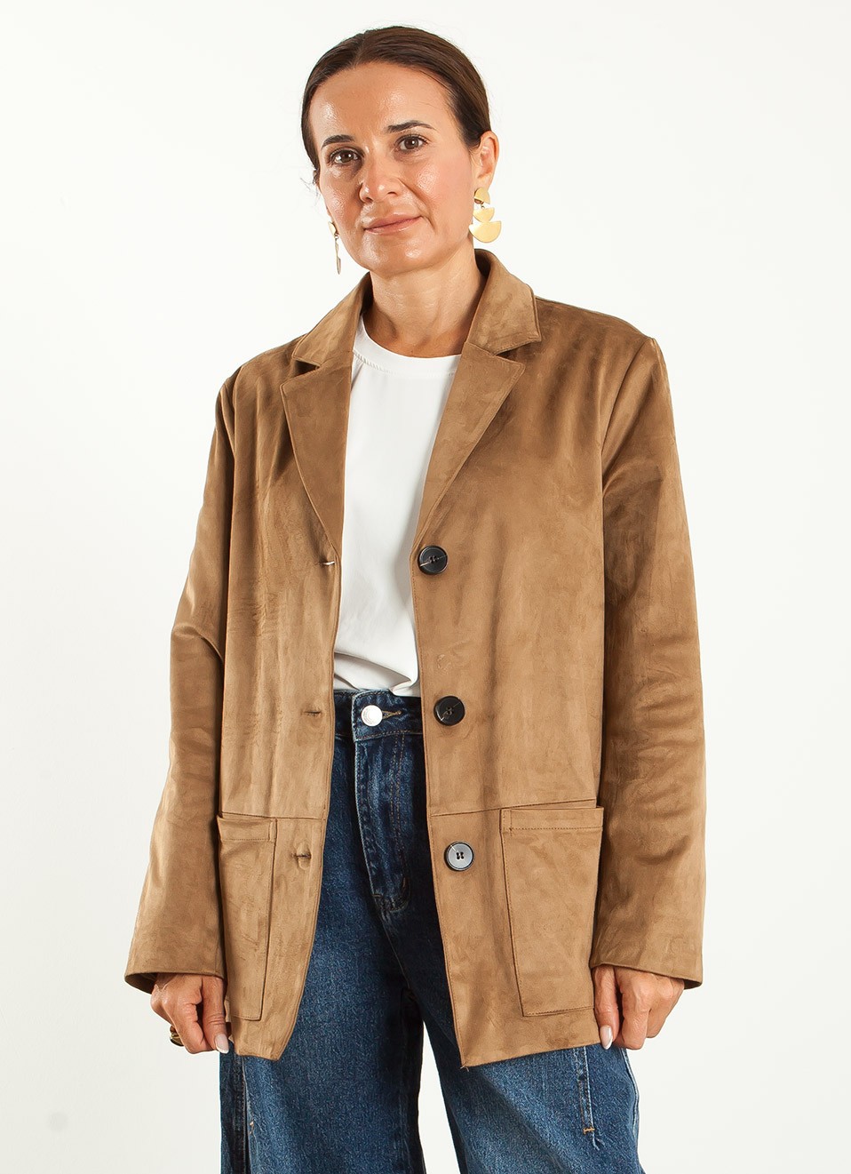 Chaqueta de Ante Mujer | Elegante y Versátil | Premonición.online