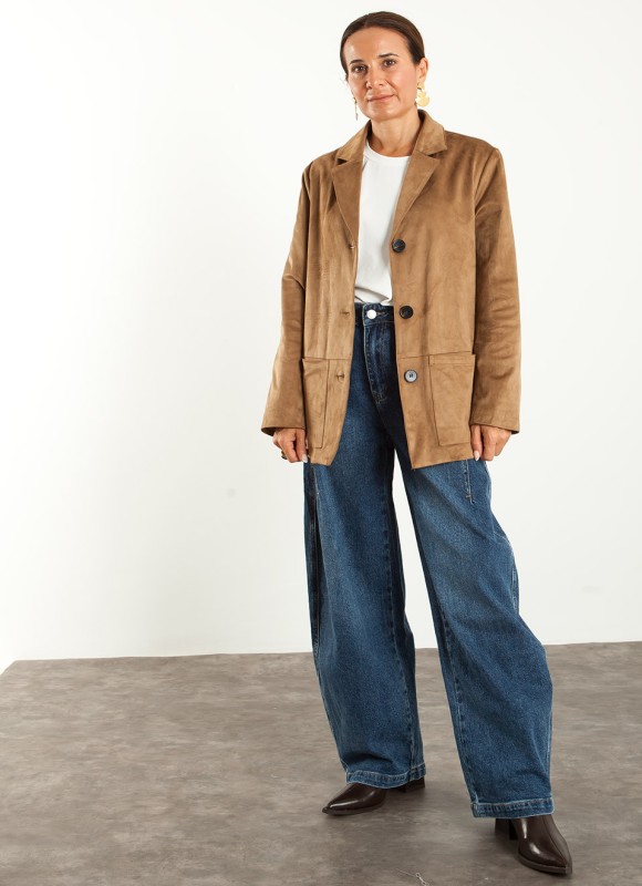 Chaqueta de Ante Mujer | Elegante y Versátil | Premonición.online