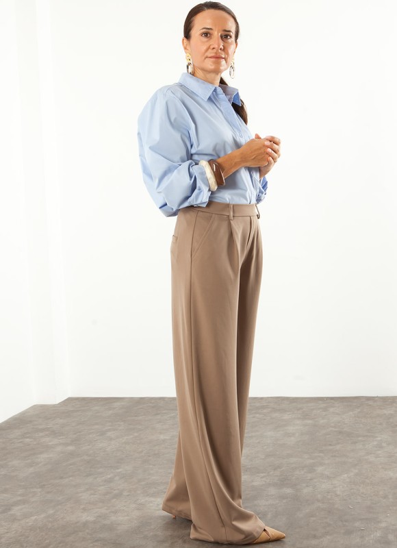 Pantalón Vestir Sin Botón Mujer | Elegante y Actual | Premonición.online
