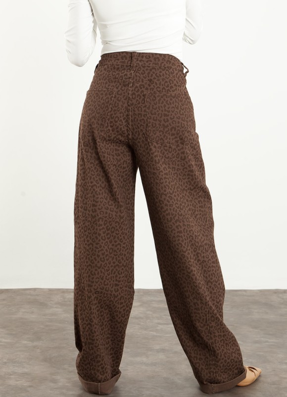 Jeans Balloon Leopardo Mujer | Vaquero de Tendencia | Premonición.online