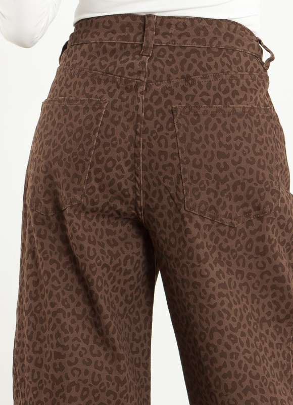 Jeans Balloon Leopardo Mujer | Vaquero de Tendencia | Premonición.online