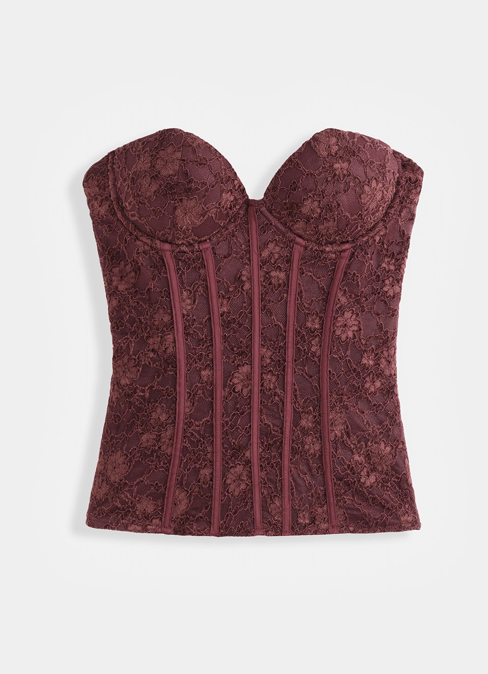 Corsé Encaje Mujer | Negro y Buganvilia | Elegante | Premonición.online