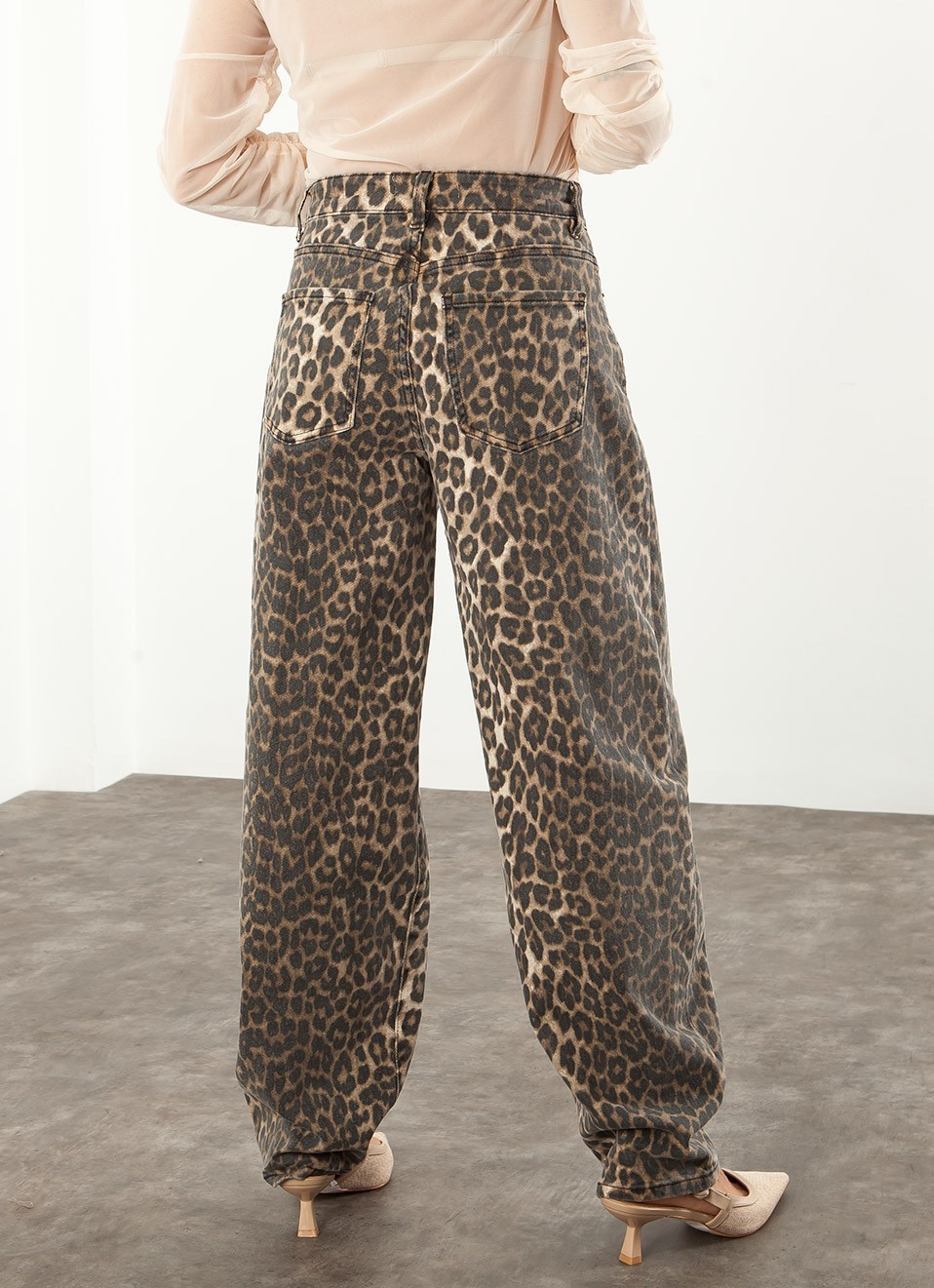 Jeans Balloon Leopardo Mujer | Pantalón Vaquero | Premonición.online