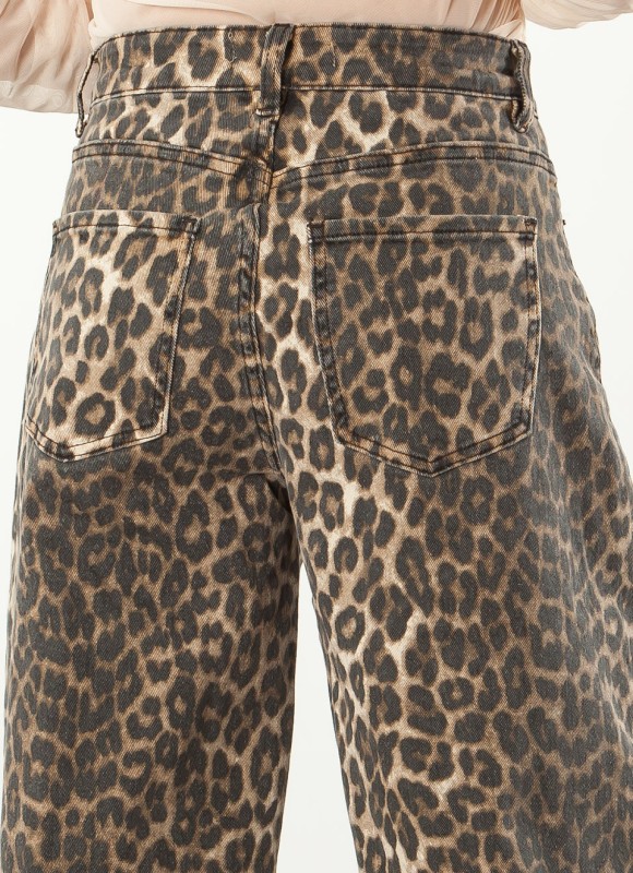 Jeans Balloon Leopardo Mujer | Pantalón Vaquero | Premonición.online