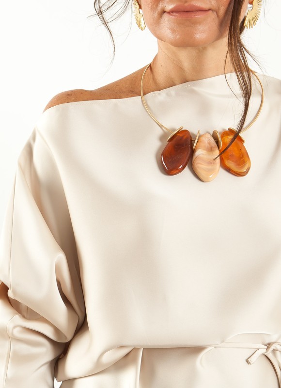 Choker Efecto Nácar Mujer | Elegante y Sofisticado | Premonición.online