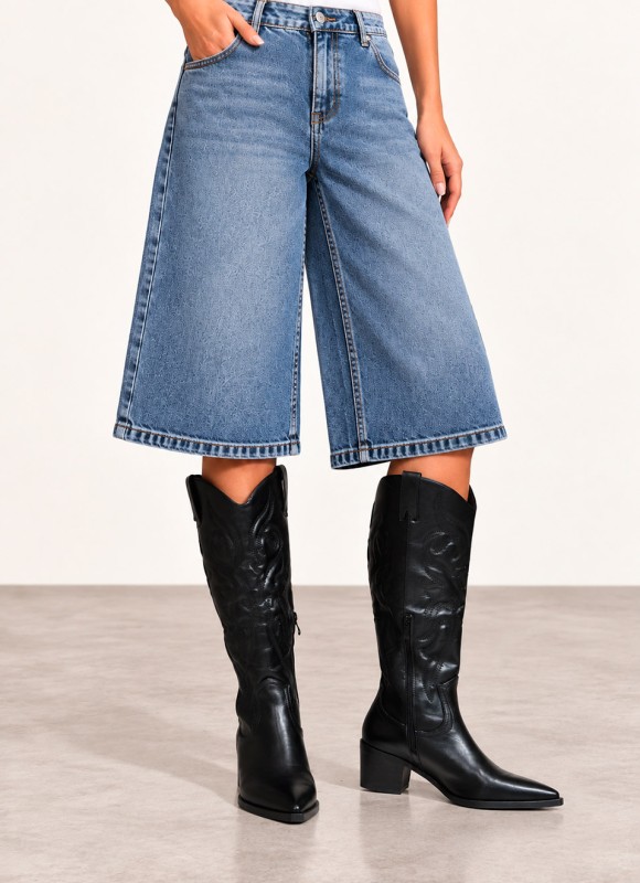 Botas Cowboy Negras Mujer | Estilo Western y Tendencia | Premonición.online