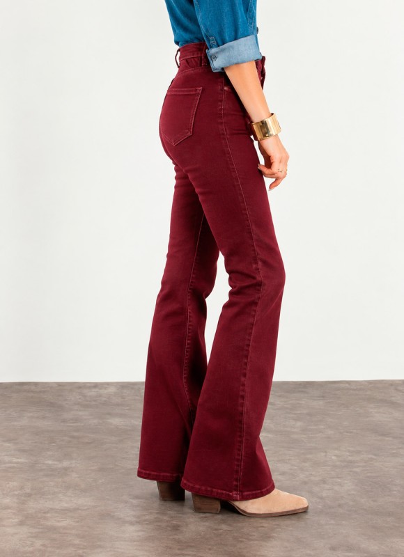 Jeans flare reductor push up