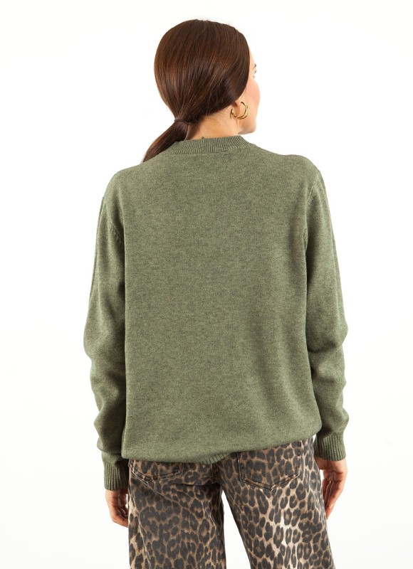Jersey Básico Cuello Perkins Mujer | Moda | Premonición.online