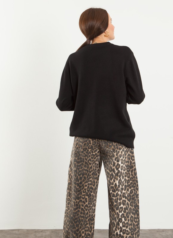 Jersey Básico Cuello Perkins Mujer | Moda | Premonición.online
