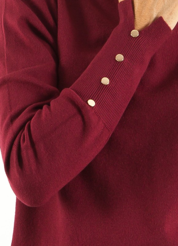 Jersey con Botones Dorados Mujer | Elegante | Premonición.online