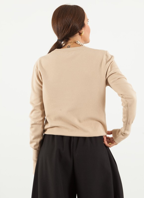 Jersey con Botones Dorados Mujer | Elegante | Premonición.online