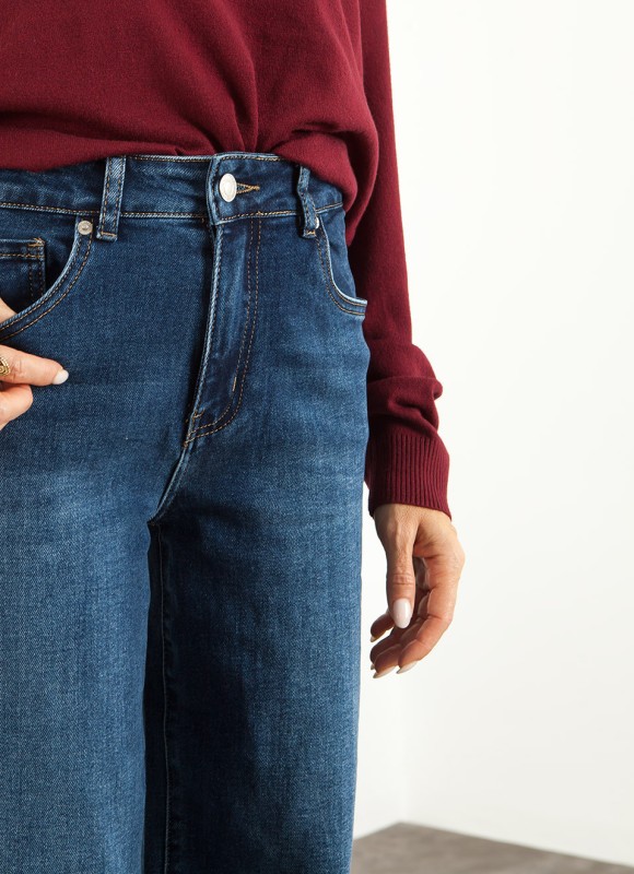 Jeans Pata Ancha Mujer | Vaqueros Wide Leg | Premonición.online