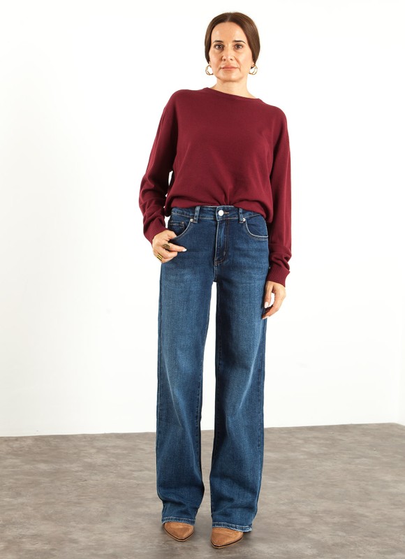 Jeans Pata Ancha Mujer | Vaqueros Wide Leg | Premonición.online