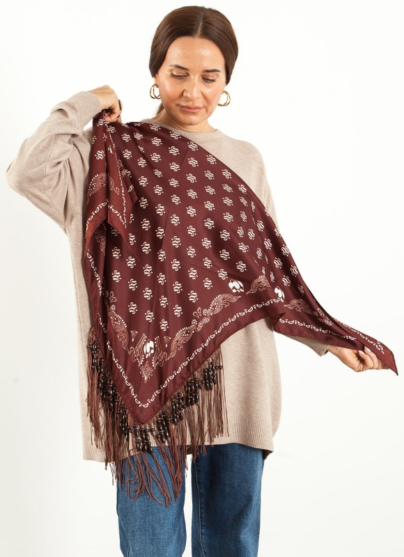 Pañuelo con Flecos Mujer | Complemento de Moda | Premonición.online