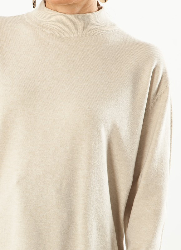 Jersey Oversize Cuello Perkins Mujer | 17€ | Premonición.online