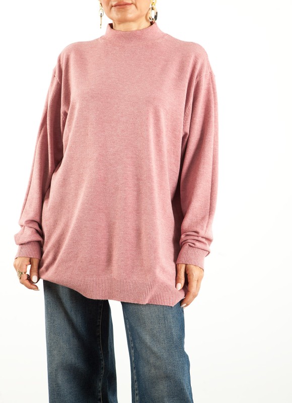 Jersey Oversize Cuello Perkins Mujer | 17€ | Premonición.online