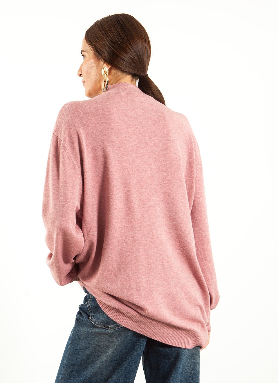 Jersey Oversize Cuello Perkins Mujer | 17€ | Premonición.online