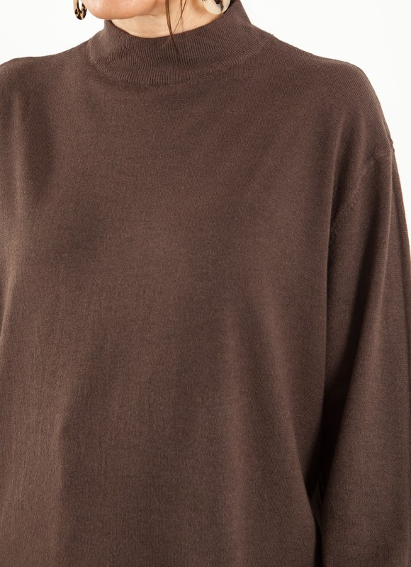 Jersey Oversize Cuello Perkins Mujer | 17€ | Premonición.online