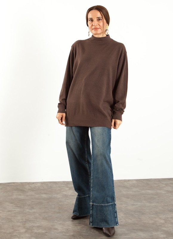Jersey Oversize Cuello Perkins Mujer | 17€ | Premonición.online