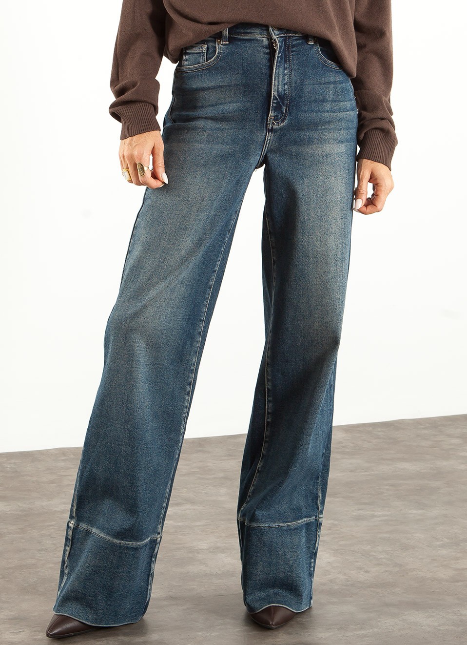 Jeans Wide Leg Largos Mujer | Vaqueros de Moda | Premonición.online