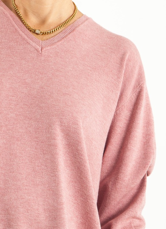 Jersey Oversize Cuello Pico Mujer | 7 Colores | Premonición.online